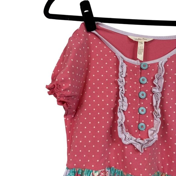 Matilda Jane Girls Wonderment Pretty in Patterns Dress Size 10 - Picture 3 of 10